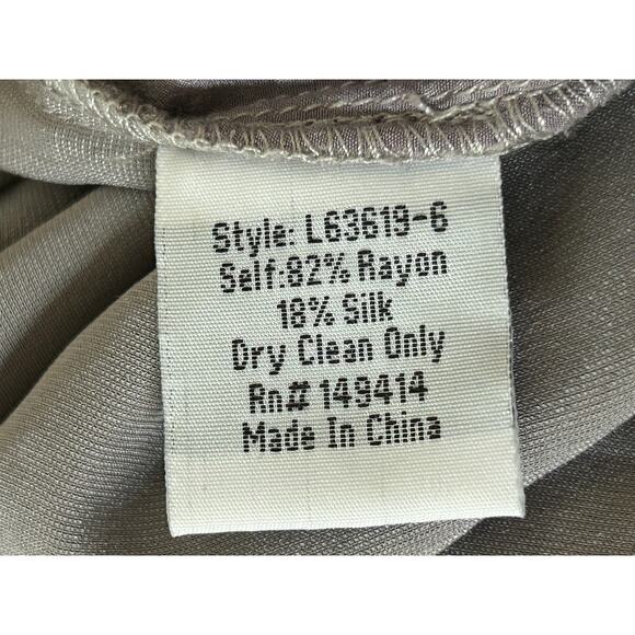 Jade by Johnny Was Wide Leg Flowy Velvet Pants Silk Blend Elastic Waist Large - Picture 7 of 9